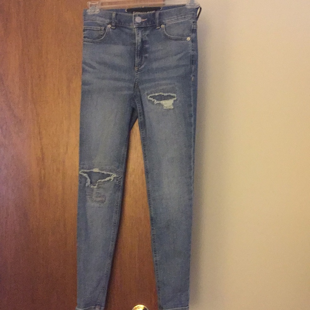 Express High Rise Ankle length jeans